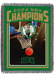 Boston Celtics NBA Finals Champions 2024 48x60 Wove Tapestry Blanket