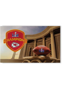 Kansas City Chiefs Super Bowl LVIII Champions Washable Interior Rug