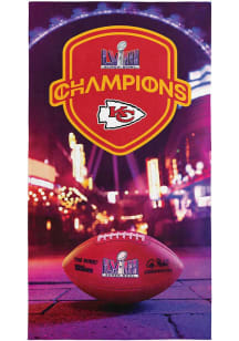 Kansas City Chiefs Super Bowl LVIII Champions Printed Beach Towel