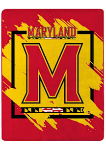 Maryland Terrapins 46x60 Silk Touch Raschel Throw Blanket - Red