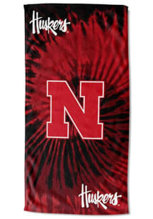 Gold Nebraska Cornhuskers 30x60 Psychedelic Beach Towel