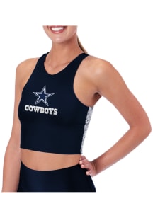 Dallas Cowboys Womens Navy Blue Crosstown Tank Top