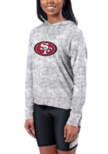 San Francisco 49ers Womens Grey Session Hooded Sweatshirt