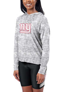 New York Giants Womens Grey Session Hooded Sweatshirt