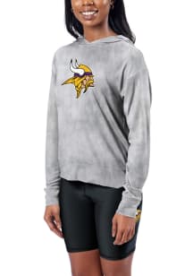 Minnesota Vikings Womens Grey Session Hooded Sweatshirt