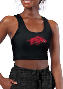 Arkansas Razorbacks Womens Black Reversible Tank Top