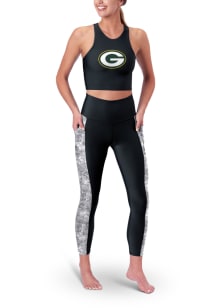 Green Bay Packers Womens Black Assembly Pants