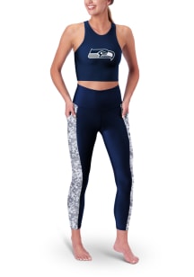 Seattle Seahawks Womens Navy Blue Assembly Pants