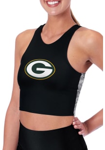 Green Bay Packers Womens Black Crosstown Tank Top