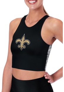 New Orleans Saints Womens Black Crosstown Tank Top