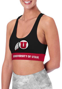 Utah Utes Womens Black Racerback Tank Top