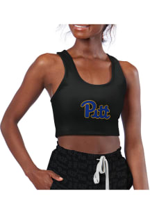 Pitt Panthers Womens Black Reversible Racerback Tank Top