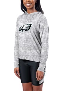 Philadelphia Eagles Womens Grey Session Hooded Sweatshirt