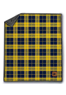 Michigan Wolverines 60x70 Cloud Raschel Throw Blanket - Yellow