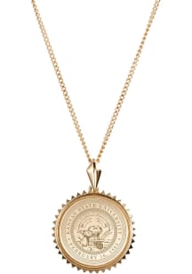 K-State Wildcats Kyle Cavan Sunburst Womens Necklace - Gold