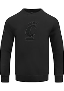 Mens Cincinnati Bearcats Black Pro Standard Triple Black Fashion Sweatshirt