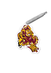 Arizona State Sun Devils Justin Patten Mascot Ornament - Maroon