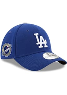 New Era Los Angeles Dodgers Mens Blue 2025 MLB World Series Side Patches 39THIRTY Flex Hat