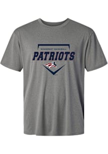Summit Sportswear Somerset Patriots Graphite Homeplate Short Sleeve T Shirt