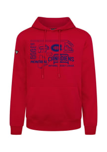 Levelwear Montreal Canadiens Mens Red Podium Campaign Long Sleeve Hoodie