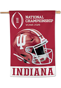 Indiana Hoosiers 2026 National Championship 1 Sided Banner - Red