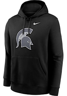 Nike Michigan State Spartans Mens Black Color Pop Long Sleeve Hoodie