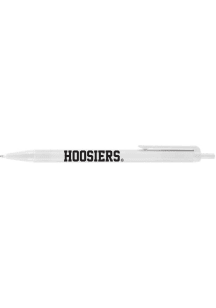 White Indiana Hoosiers Biz Click Stick Single Pen