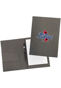 Black Tulsa Golden Hurricane 9.5 x 7 Notepad