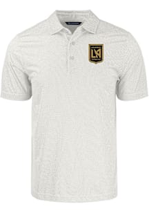 Cutter and Buck Los Angeles FC White Pike Symmetry Big and Tall Polo