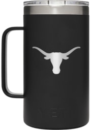 Yeti Texas Longhorns Rambler 24 oz Stainless Steel Tumbler - Black