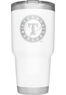 Yeti Texas Rangers Rambler 30 oz Stainless Steel Tumbler - White
