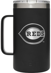 Yeti Cincinnati Reds Rambler 24 oz Stainless Steel Tumbler - Black
