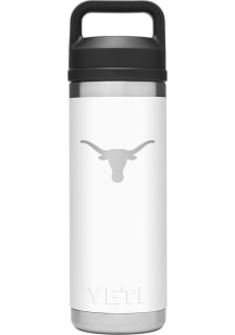 Yeti Texas Longhorns Rambler 18 oz Chug Stainless Steel Tumbler - White