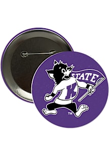 K-State Wildcats Varsity Willie Button - Purple