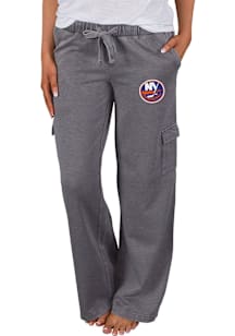 Concepts Sport New York Islanders Womens Charcoal Trackside Cargo Loungewear Sleep Pants