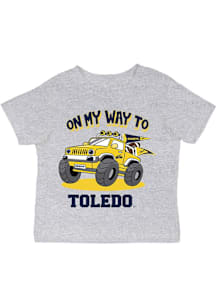 Vive La Fete Toledo Rockets Infant On My Way Short Sleeve T-Shirt Grey