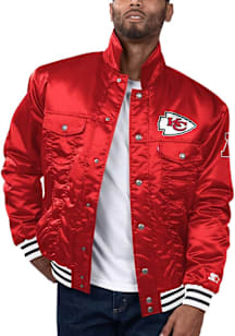 Starter Kansas City Chiefs Mens Red Levi's Jacket Medium Weight Jacket