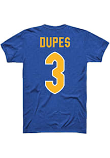 Emery Dupes Pitt Panthers Blue Shirzee Short Sleeve Player T Shirt