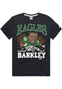 Saquon Barkley Philadelphia Eagles Charcoal Signature Wings Short Sleeve Fashion Player T Shirt