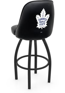 Toronto Maple Leafs Padded Swivel Pub Stool - Black