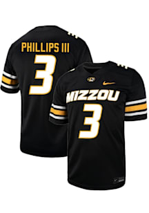 Mose Phillips III  Nike Missouri Tigers Black Football NIL Name And Number Football Jersey