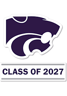 Purple K-State Wildcats 3 Inch Class of 2027 Decal