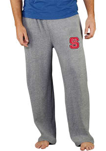 Concepts Sport NC State Wolfpack Mens Grey Mainstream Terry Sweatpants