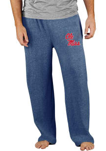 Concepts Sport Ole Miss Rebels Mens Navy Blue Mainstream Terry Sweatpants