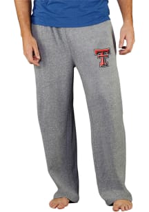 Concepts Sport Texas Tech Red Raiders Mens Grey Mainstream Terry Sweatpants