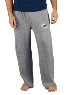Concepts Sport Miami Dolphins Mens Grey Mainstream Terry Sweatpants
