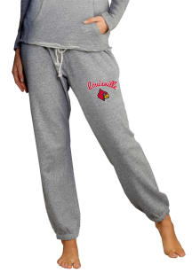 Concepts Sport Louisville Cardinals Womens Mainstream Grey Sweatpants