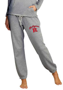 Womens Rutgers Scarlet Knights Grey Concepts Sport Mainstream Sweatpants