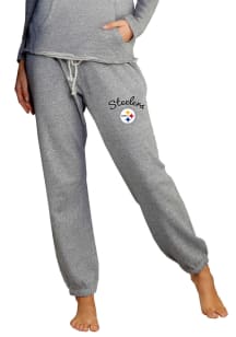 Concepts Sport Pittsburgh Steelers Womens Mainstream Grey Sweatpants