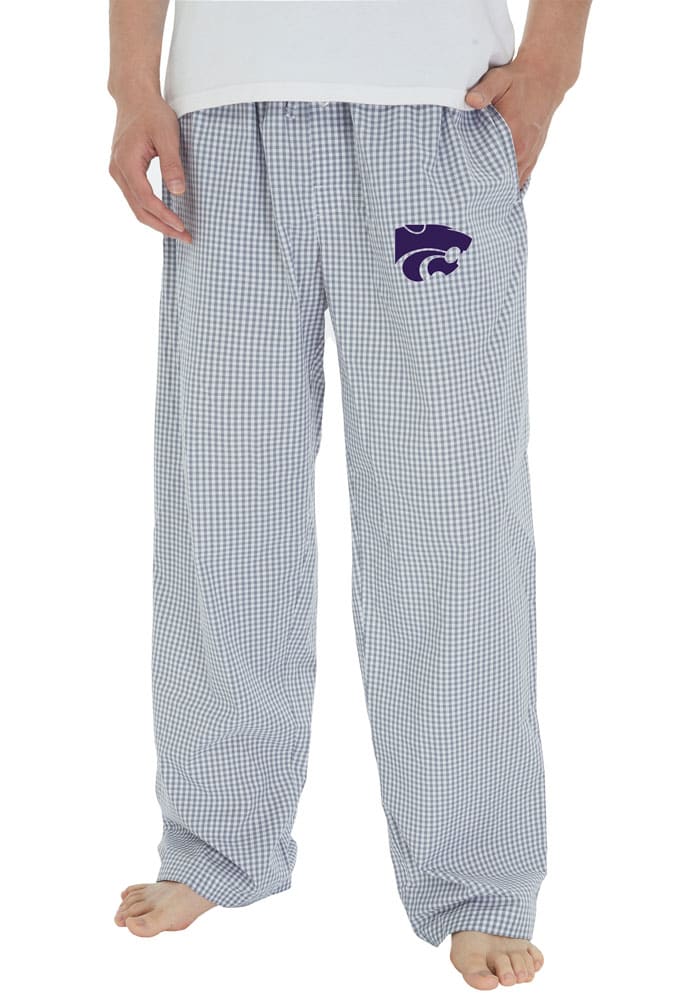 Concepts Sport K-State Wildcats Mens Grey Tradition Sleep Pants